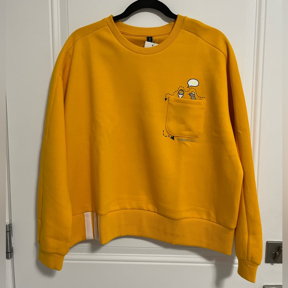 NWT - Adidas Neo Women’s Front Pocket Sweatshirt - Size XL